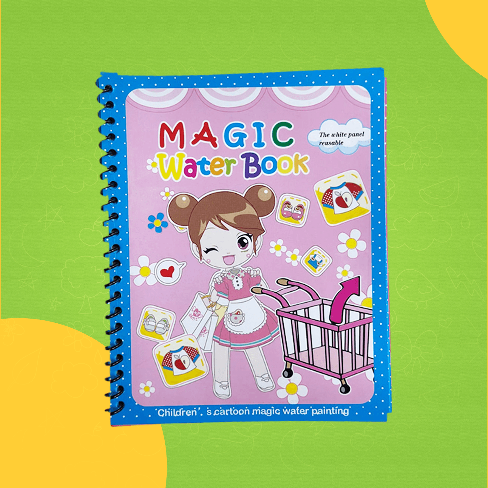 كتاب التلوين السحري للأطفال – Magic Water Book (girls)