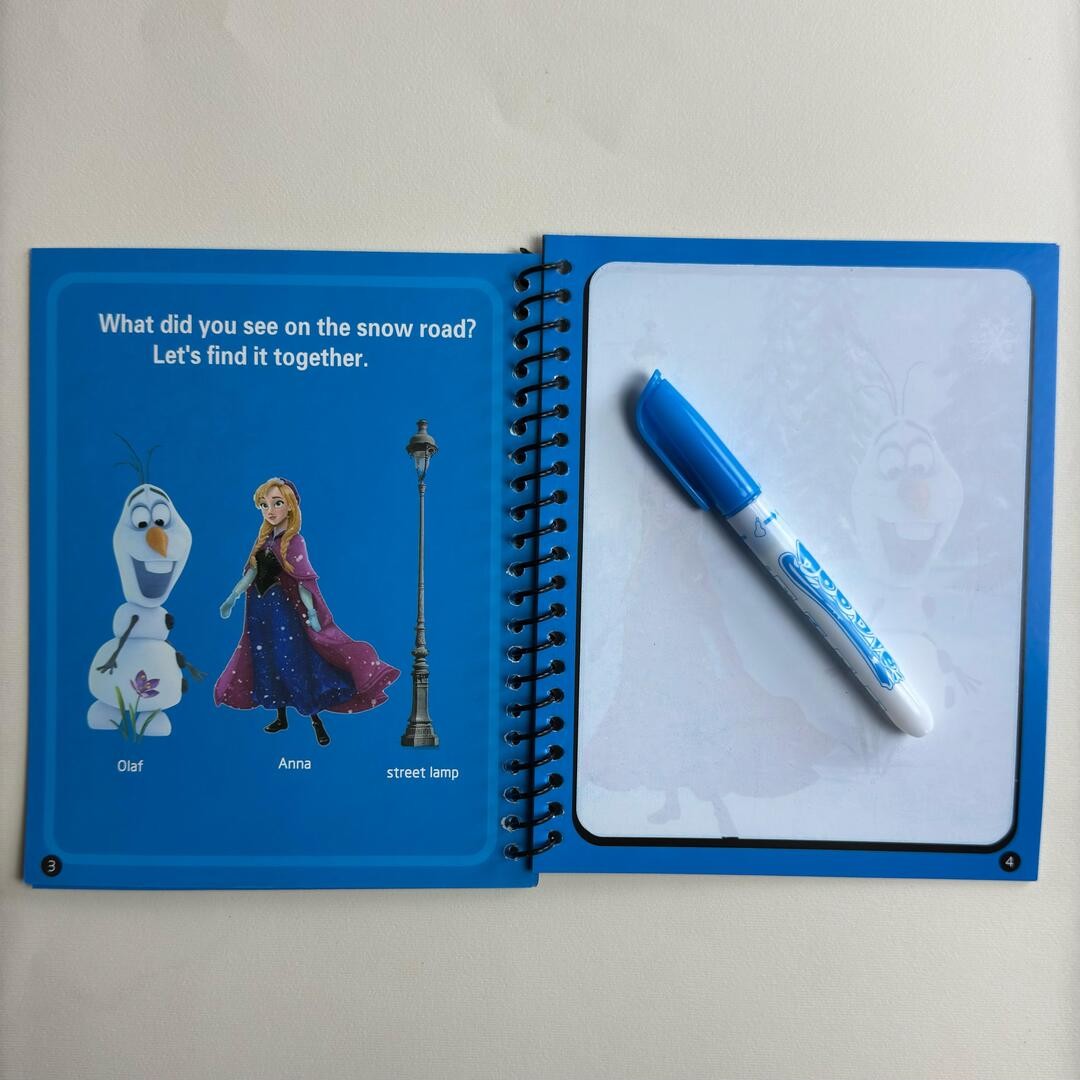 كتاب التلوين السحري للأطفال – Magic Water Book (girls)